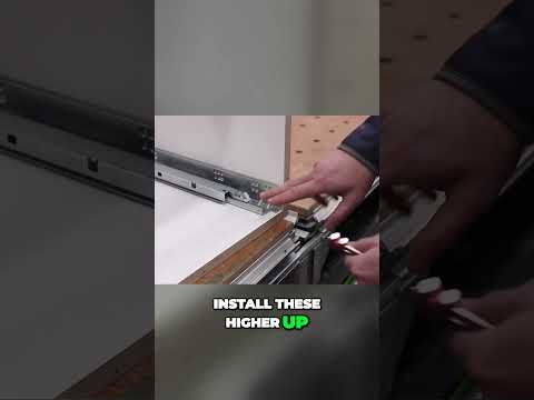 Genius Trick for Easy Drawer Slide Installation!