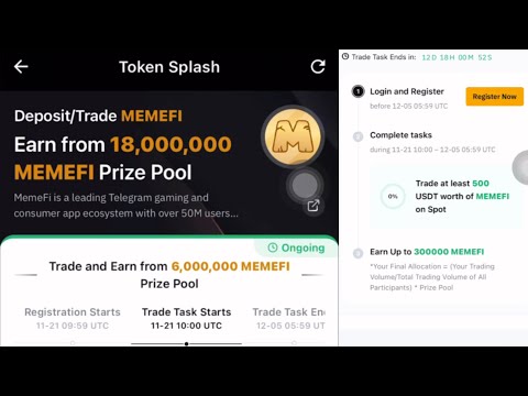 How to earn additional 300,000 MemeFi airdrop on ByBit | ByBit token splash event for MemeFi