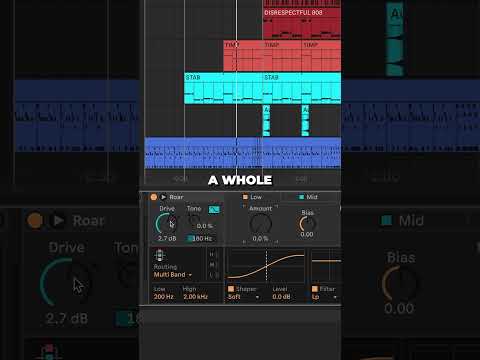 How To Use Harmonic Saturation as an EQ | Ableton 12 ROAR Stock Plugin