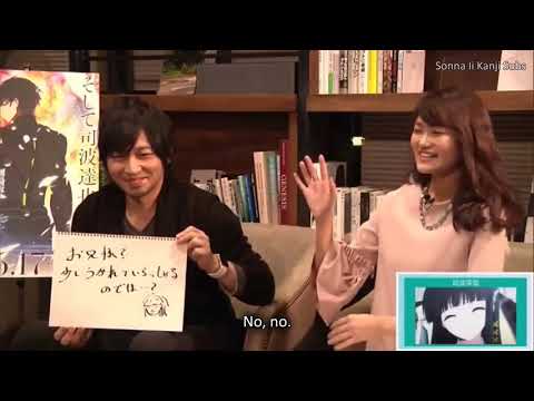 [ENG SUBS] Hayami Saori reads out a chosen line and Onii-sama (Nakamura) goes out of character