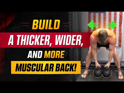 MONSTER Kettlebell Back Routine [Build More Muscular Lats, Rhomboids, and Traps] | Coach MANdler