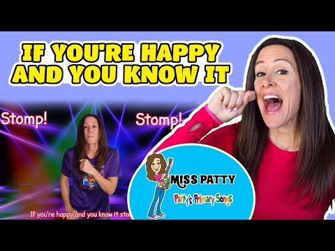 Learn If You're Happy and You Know it Nursery Rhyme (Official Video) Kids Music by Patty Shukla