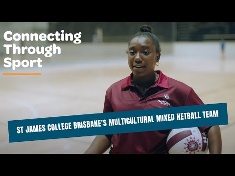 St James College Brisbane’s multicultural mixed netball team