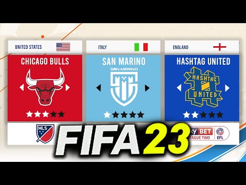 10 *NEW* FIFA 23 CREATE A CLUB CAREER MODE IDEAS!