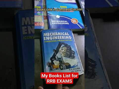 My Books List for RRB Exam Preparation #rrbalp #rrbje #rrbtechnician #rrb