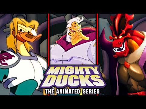 19 (Every) Villains & Main Characters Of Mighty Ducks The Animated Series - Explored