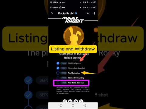 Rocky Rabbit listing date | rocky rabbit price prediction | rocky rabbit airdrop #aqibntv