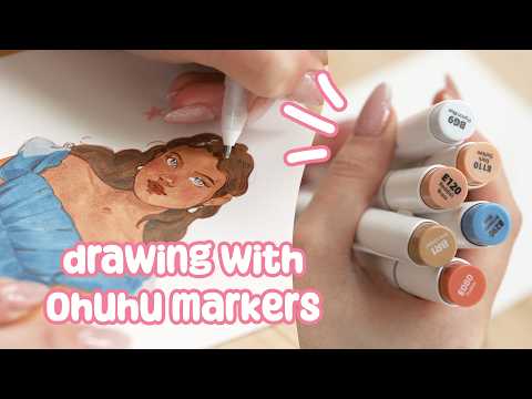 Relaxing Draw With Me ✦ Ohuhu Alcohol Marker drawing