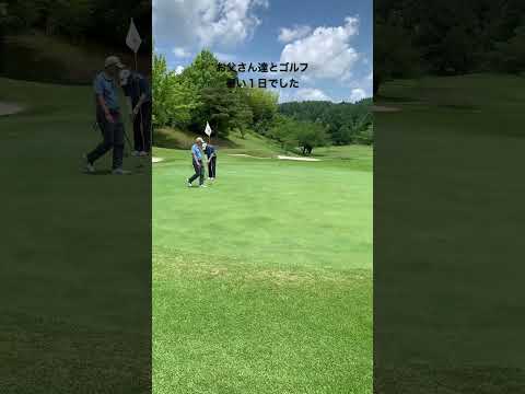 お父さん達と夏ゴルフのパッティング #ゴルフ #ゴルフ動画