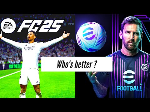 Efootball mobile vs ea fc mobile , which one is better ?? #efootball #efootballmobile  #fifamobile