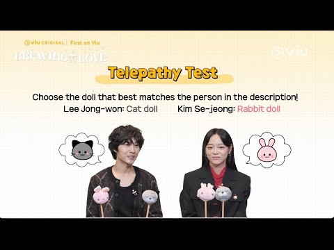 Telepathy Test by Kim Se Jeong & Lee Jong Won! 🍻 | Viu Original, Brewing Love