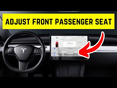 Tesla: How to Adjust the Front Passenger Seat Using the Screen - 2025