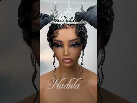 Style With Me: Bridal Hairstyle~ #nadulahair #stylewithme #bridalhairstyle #fyp #hairtutorial