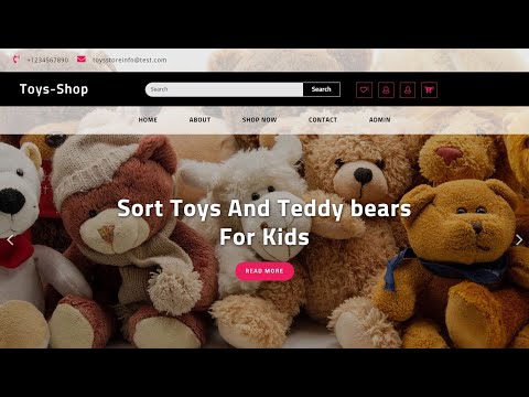 Toy Shop Ecommerce Script using PHP and MySQL