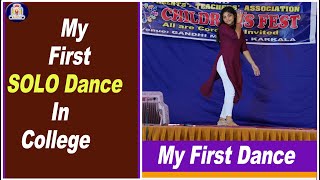 Solo dance performance for girls | My college dance performance | Excellent Solo Dance Performance