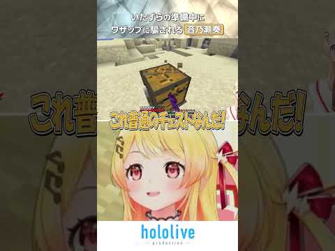 【ｼｯ】いたずらの準備中にワザップに騙される【ホロライブ切り抜き/音乃瀬奏/星街すいせい】 #hololive #切り抜き #shorts #音乃瀬奏 #星街すいせい