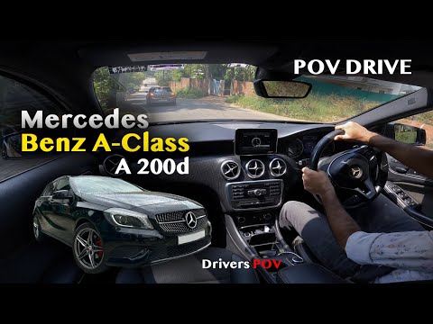 Mercedes Benz A Class A 200d | 2015 Model |  POV Test Drive | Mercedes Benz 200 d | Pov Drive Review