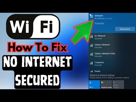 How to Fix No Internet Secured | How to Fix No Internet Secured Wifi Problem in Windows 11