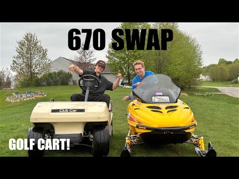 670cc Rotax Golf Cart Engine Swap