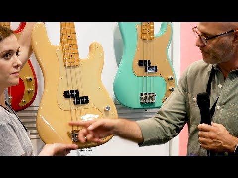 Fender Booth 50s Vintera P-Basses | Summer NAMM 2019