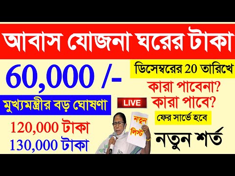 Pradhan Mantri Awas Yojana Latest Update 2024 Amount 60,000 || PMAYG 1st Payment WestBengal