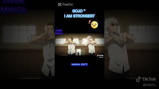 gojo satoru im the strongest #status #subscribe #anime #nice #edit #fun #animexmanga#gojosatoruedit