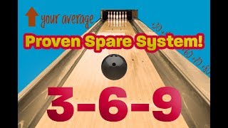 Increase Your Bowling Average! How To Bowl With The  Spare System 3-6-9 Bowling Technique! #bowling