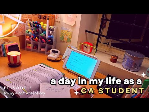 Day in the life of a CA student - Saving a half wasted day | 3 steps to salvage an unproductive day