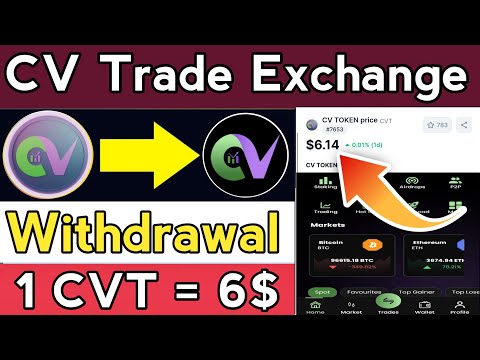 CV Trade Withdrawal kaisa kare || CV Trade Withdraw || CV Trade Mining | CV Trade Airdrop | CV trade