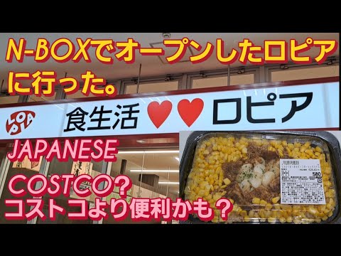 N-BOX SLASHでつぶれない店の食生活 ロピアのスーパー行った。LOPIA 台中 コストコ おすすめcostco shopping業務スーパー おすすめ 新型NBOXカスタム スペーシアカスタム