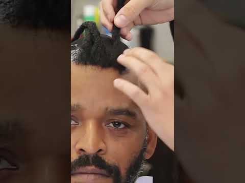 This is how men's hairpieces are made. #men #hairpiece #barber