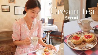 [CREAM TEA] A day out in the pretty English village 'Stroud'♥Tea room