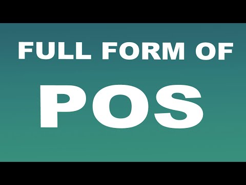 Full Form of POS | What is POS Full Form | POS Abbreviation