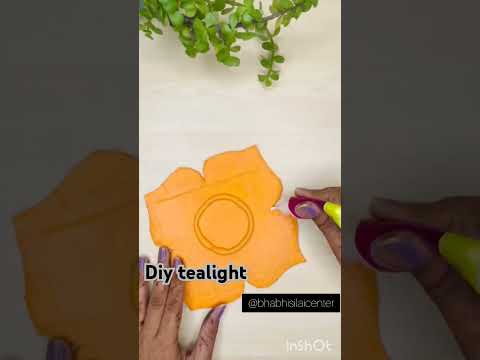 Diwali decoration diy tealight candle light 🕯️ #cover #diy #song #trending #diwalispecial