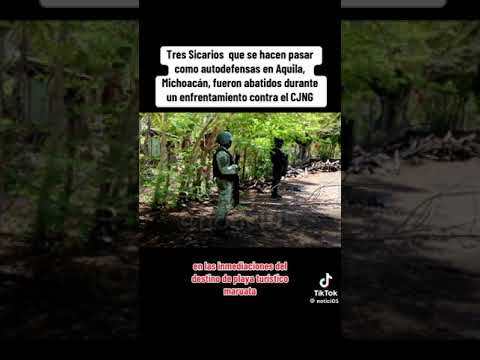 ENFRENTAMIENTO #CJNG Y #AUTODEFENZAS EN MICHOACAN... NOTINACIONAL MÉXICO