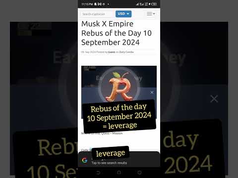 Musk x empire coin riddle, rebus, investment funds and video codes for 10 September 2024