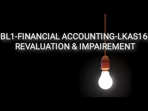 BL1-FINANCIAL ACCOUNTING-LKAS16- REVALUATION & IMPAIREMENT