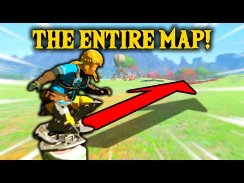 Can You Shield Surf Across the ENTIRE Map in TotK?