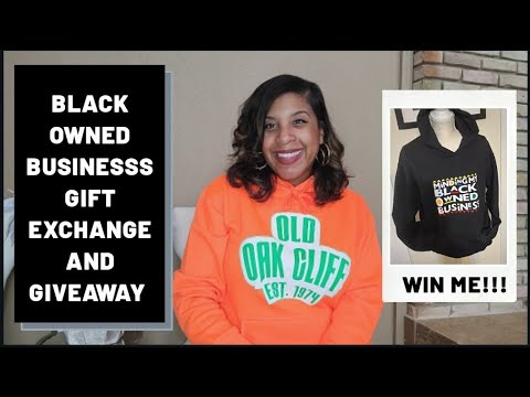 Black Owned Business Gift Exchange! | New Year New Black Owned Businesses to Support | Giveaway