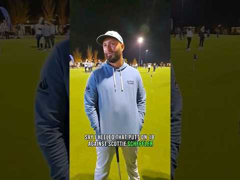 Rahm reveals Ryder Cup putting secret 🤯 #golf #shorts