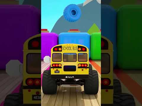 Wheels On the Bus song | SquareWheels TV Shorts & Kids Songs #kidssongs #nurseryrhymes