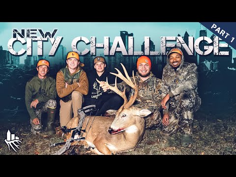 Hunting a NEW CITY! Ultimate URBAN BOWHUNTING Challenge (Part 1)