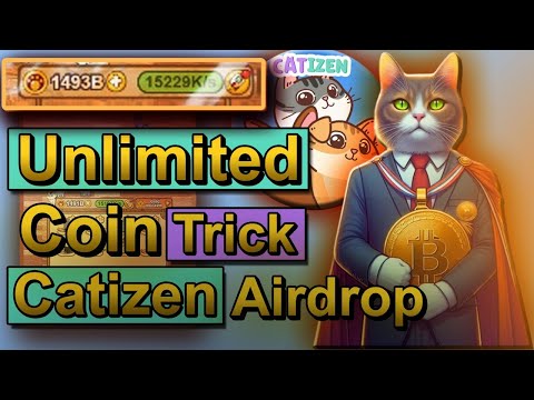 How to Earn Unlimited Coin in Catizen Airdrop Telegram Bot II Catizen Trick Video #catizen #airdrop