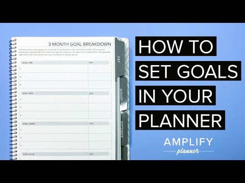 Goal Setting | Amplify Planner