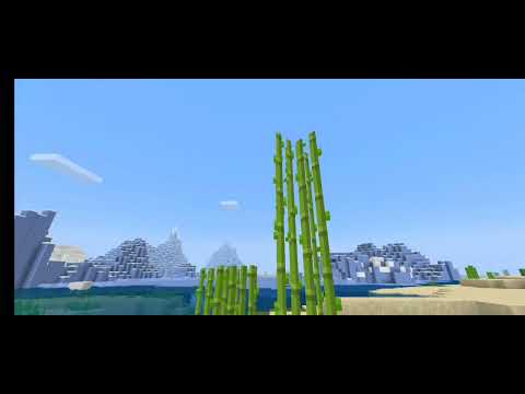 Minecraft. Cinematic desert to glacial biome short