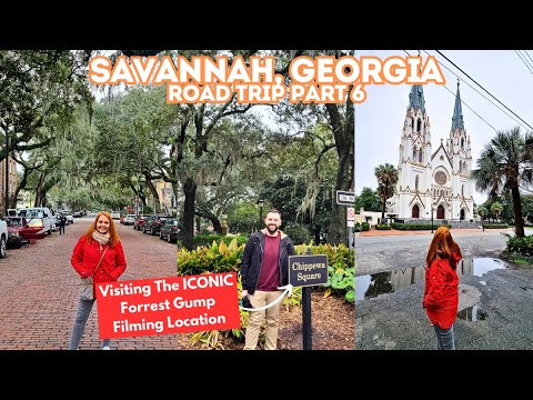 Savannah, Georgia - Finding The Forrest Gump Bench & Was It Too EARLY For Pecan Turtles?