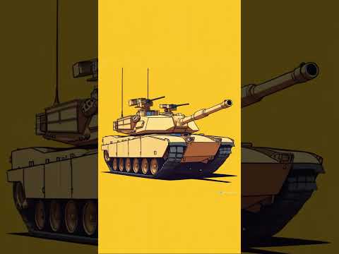 Abrams M1 Tank Cartoon #abramstank #abrams #m1abrams 241225 #cartoon