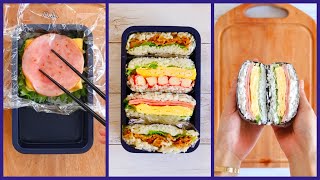 🍙 How to make Onigiri Bento 🍱 Easy Lunch Box