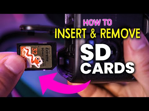 How To Insert & Remove an SD Card From a DSLR or Mirrorless Camera