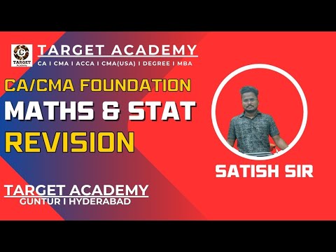 1.CA_CMA FOUNDATION_MATHS_AND_STAT_REVISSION_LEC-1